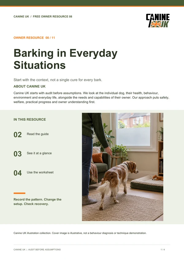 Barking in Everyday Situations guide cover