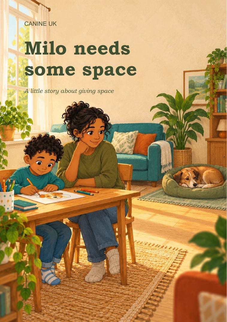 Milo needs some space illustrated book cover